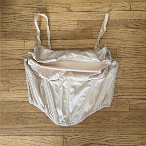 Urban Outfitters Cream/Gold Corset Top